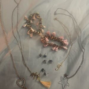 Assorted Jewelry Set with Necklaces and Bracelets